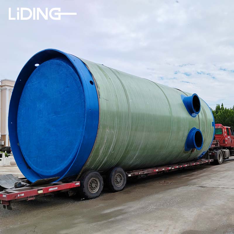 Integrated lifting pump station
